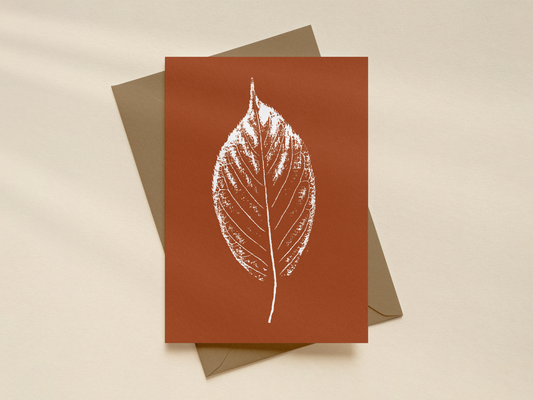 Leaf Print 01 - Mini Card