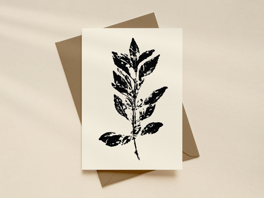 Mono Print 01 - Mini Card