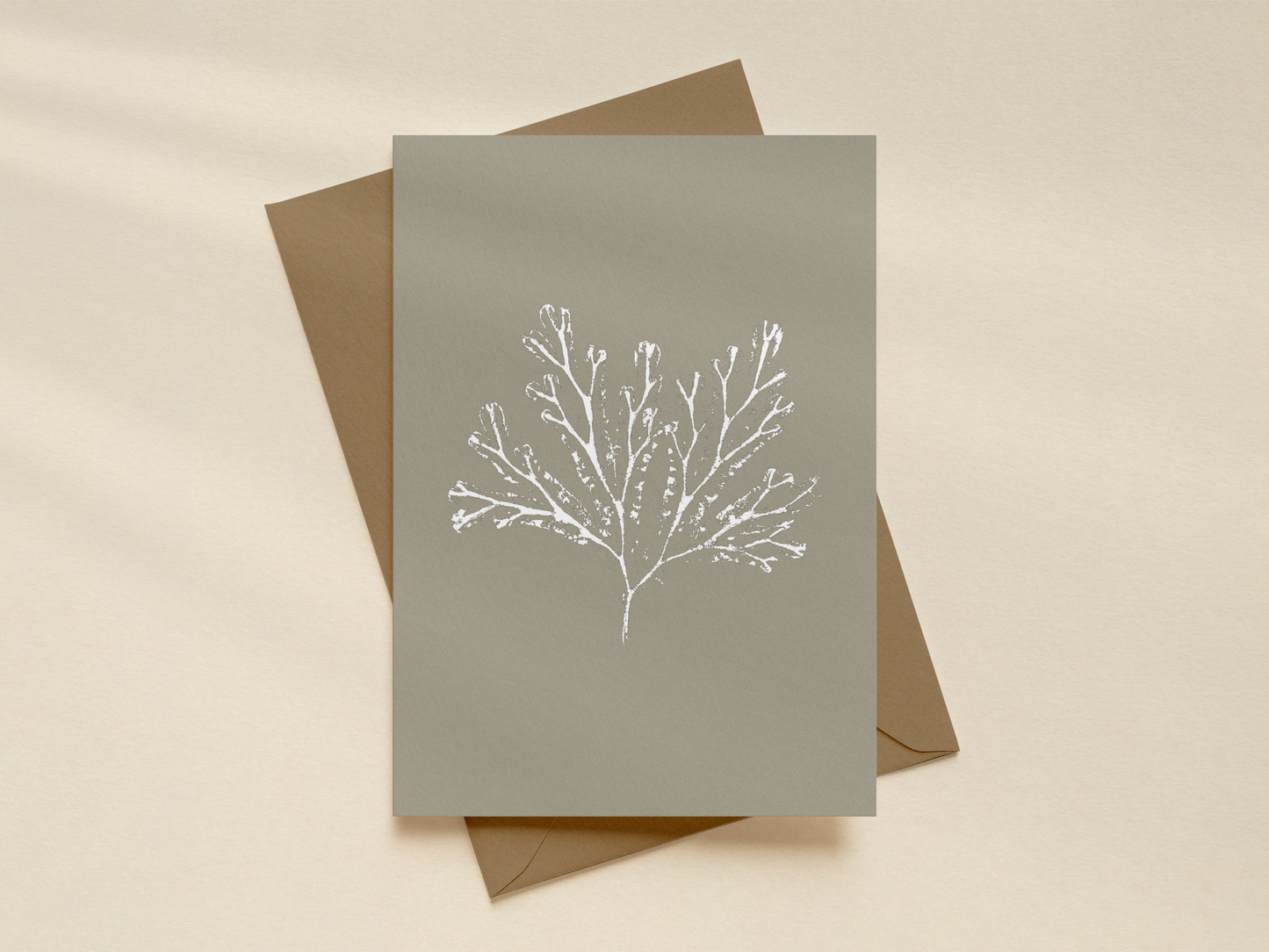 Seaweed Print 04 - Mini Card