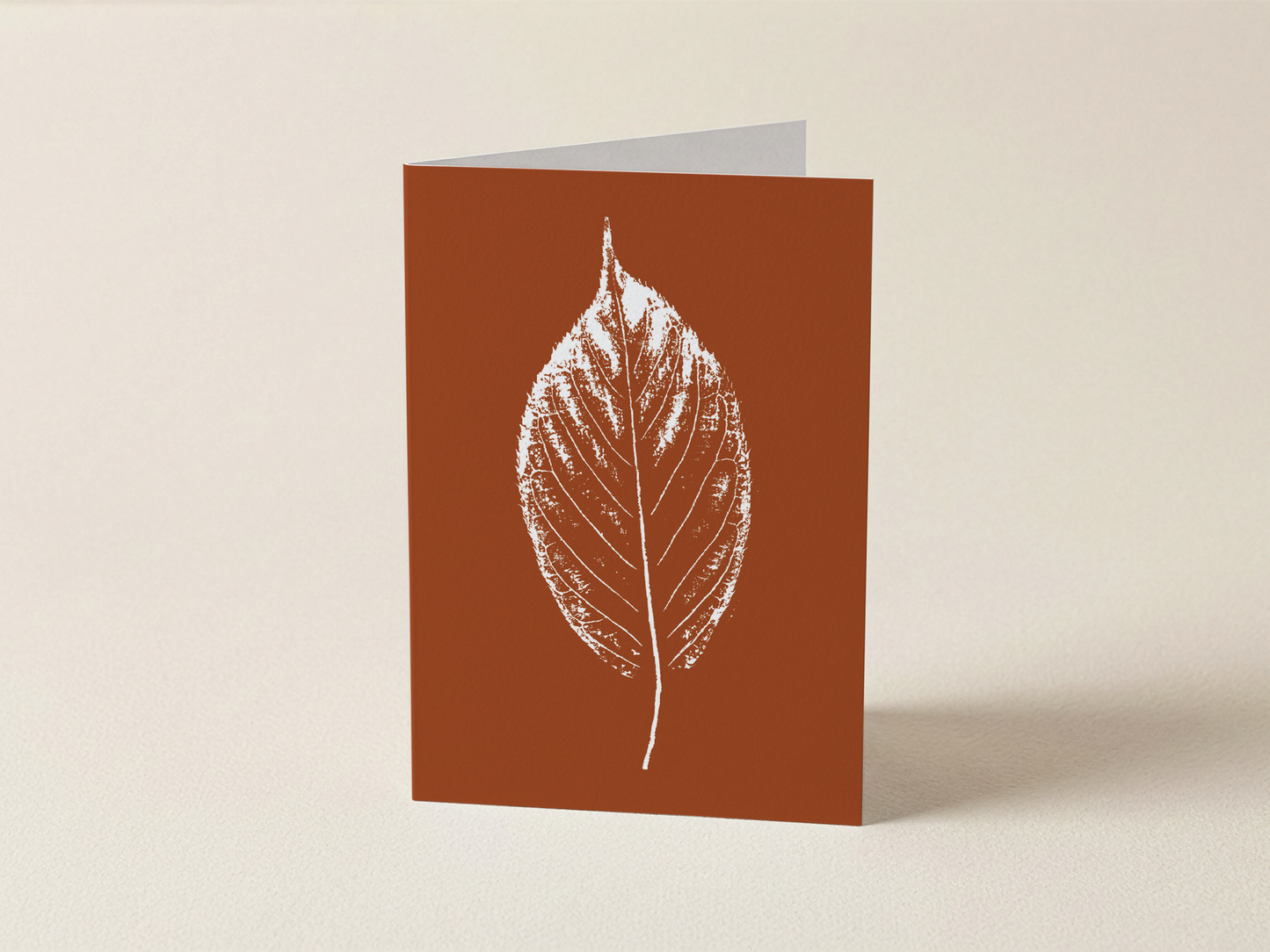 Leaf Print 01  - Mini Card