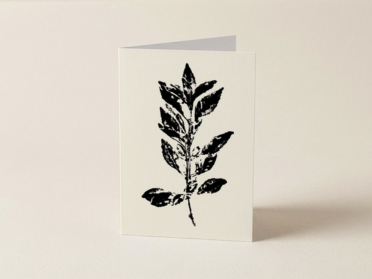 Mono Print 01  - Mini Card