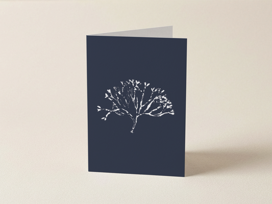 Seaweed Print 02  - Mini Card