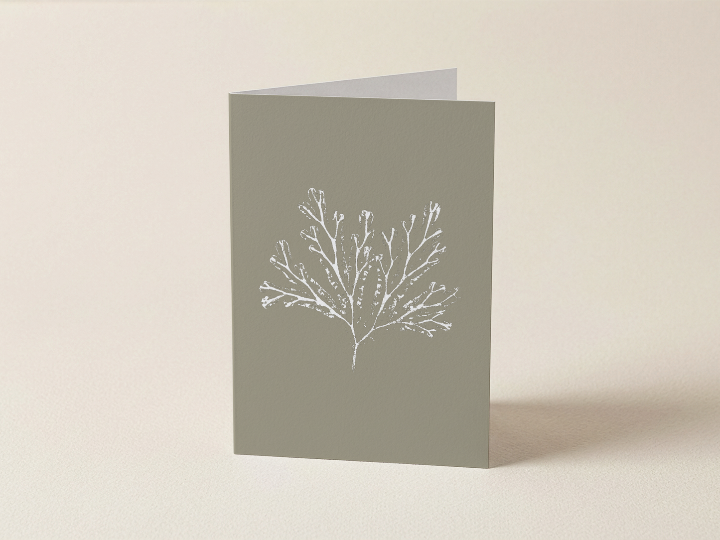 Seaweed Print 04  - Mini Card