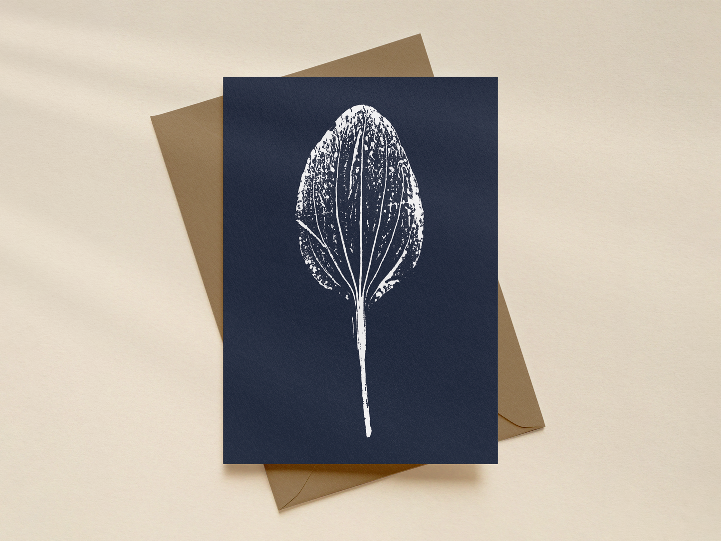 Leaf Print 02  - Mini Card