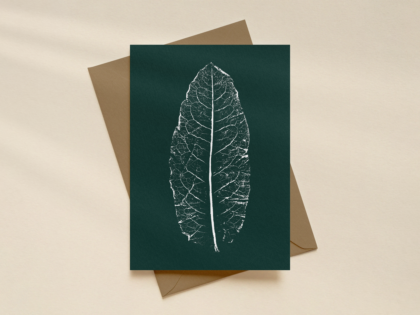 Leaf Print 03  - Mini Card