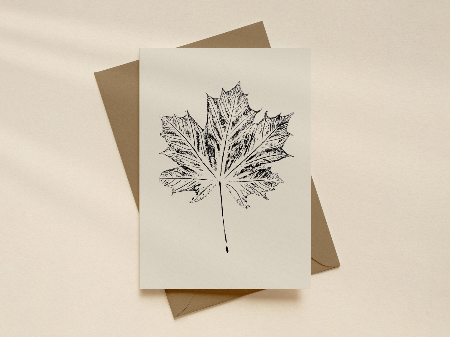 Mono Print 03  - Mini Card