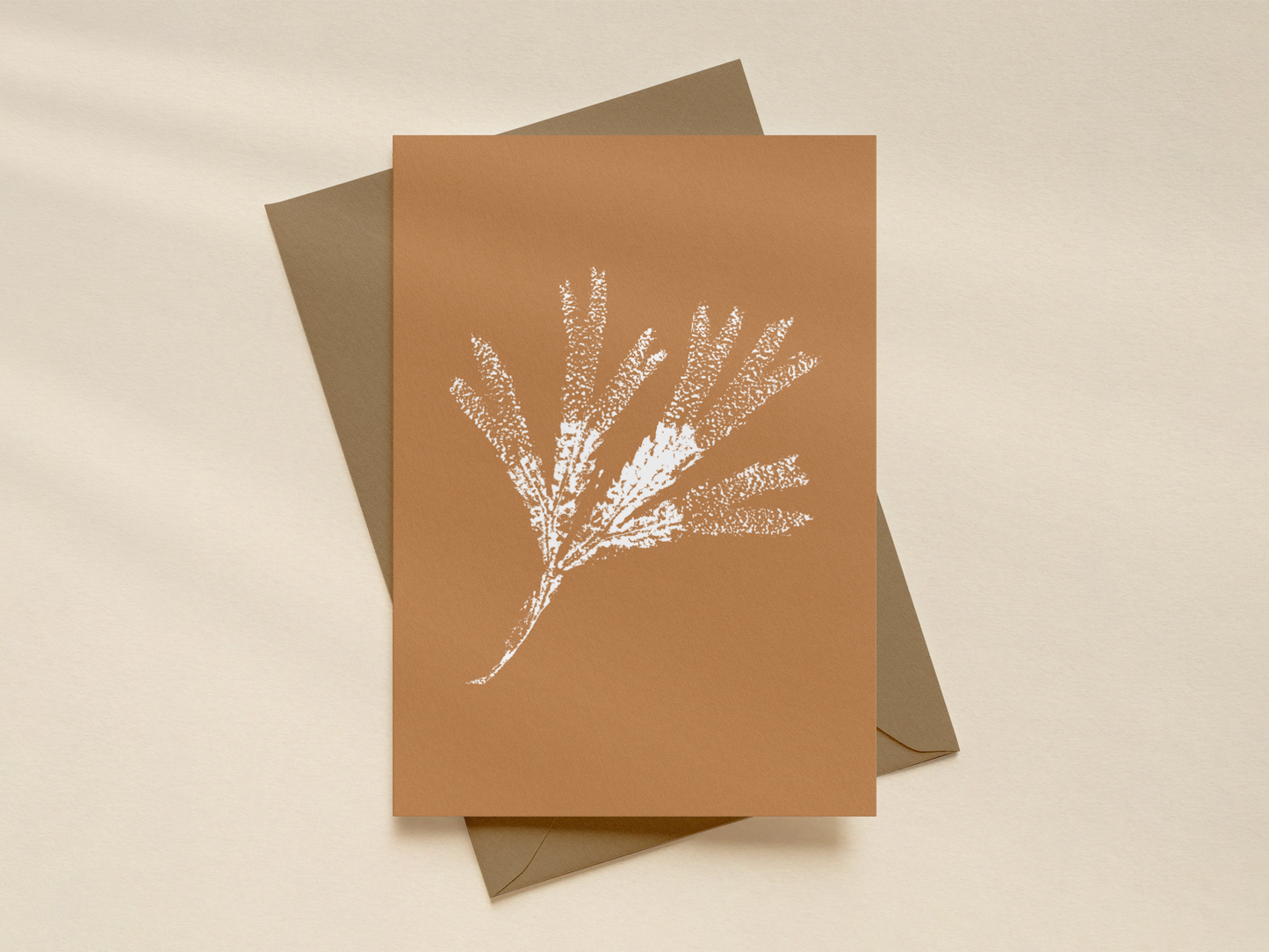 Seaweed Print 01  - Mini Card