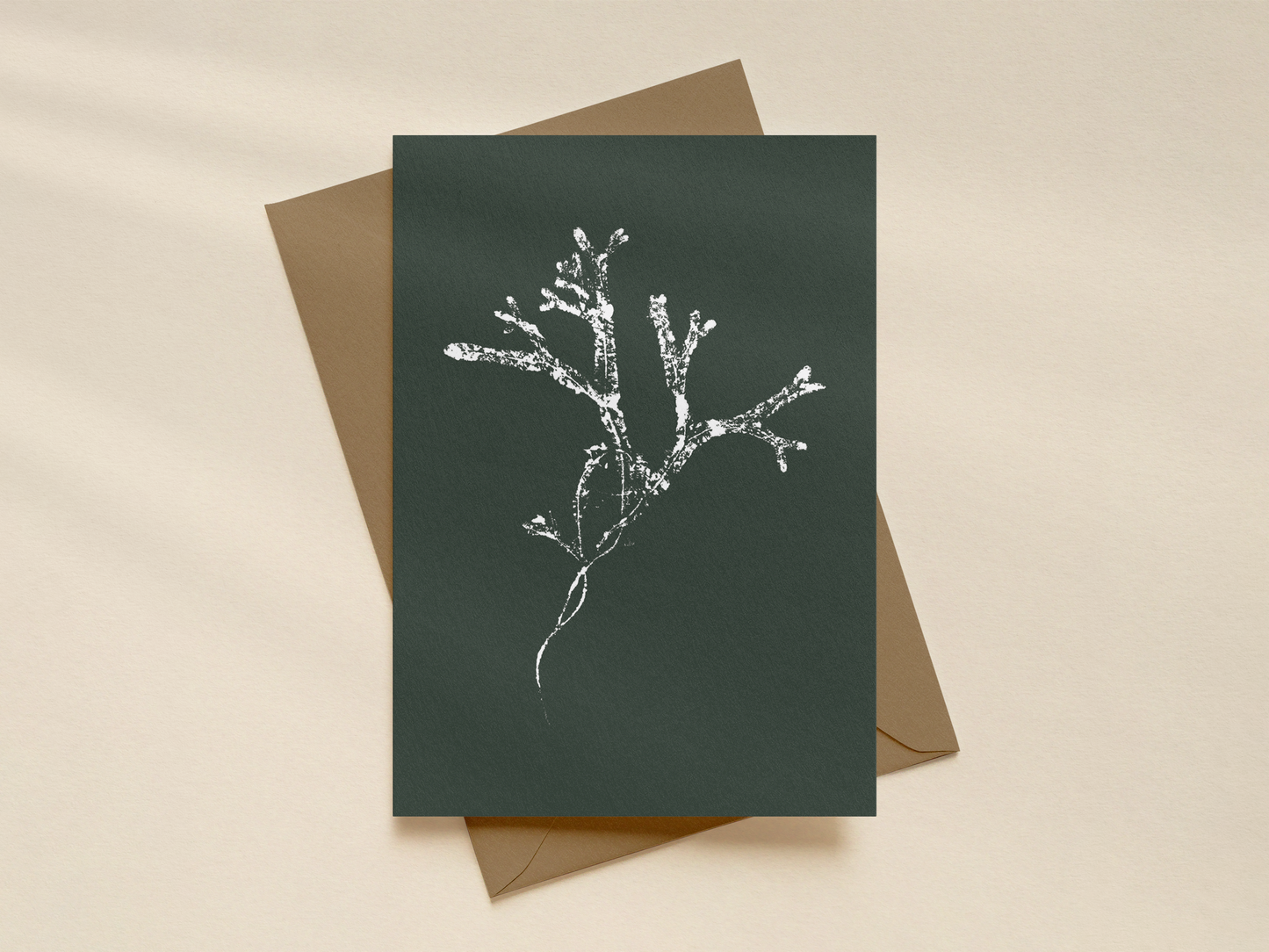 Seaweed Print 03  - Mini Card